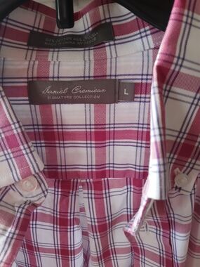 Daniel Cremieux Men's Plaid Button-Down Shirt Size L